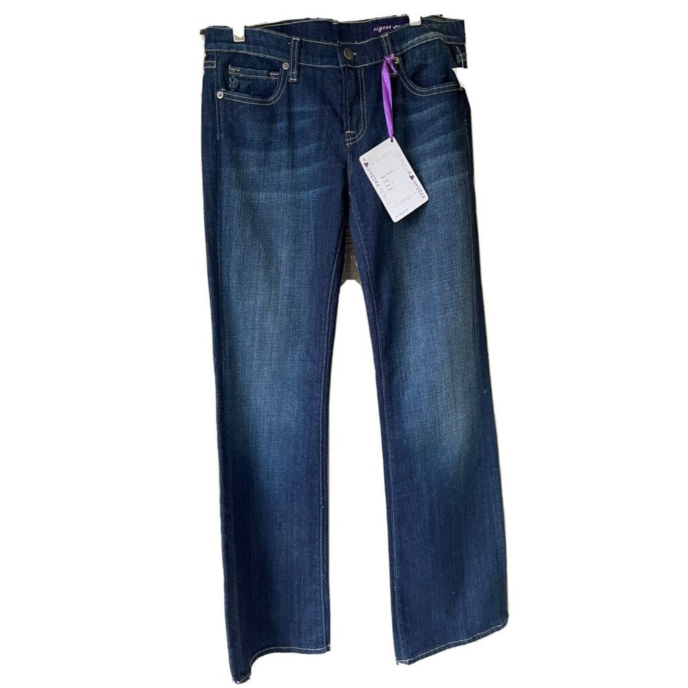 Juniors Vigoss Jeans size 9 Dark Wash Boot Cut Jeans P1914J size 9